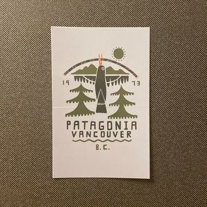 Patagonia Vancouver store sticker